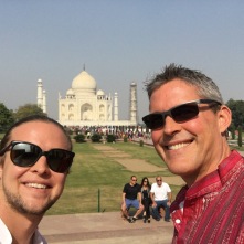 Taj Mahal with Dad